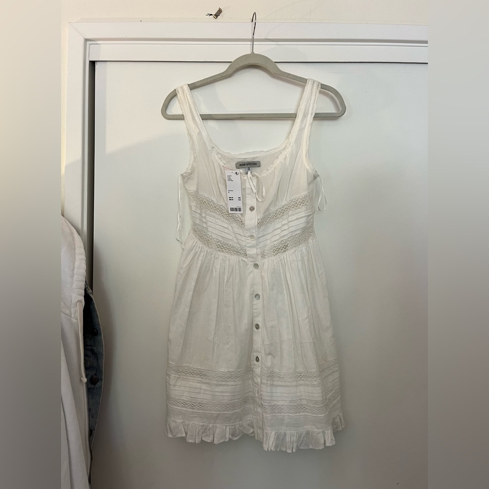 White Lacey Urban outfitters dress!!